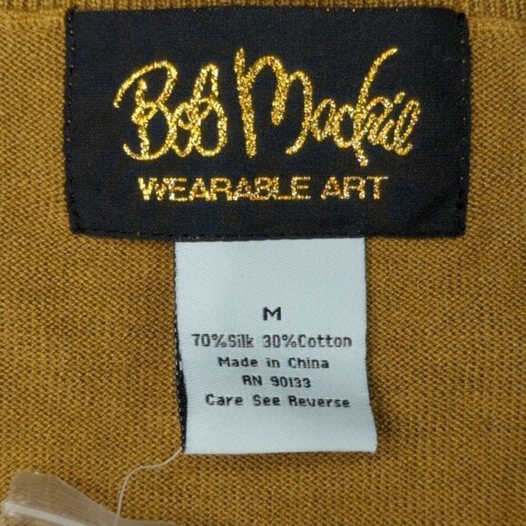 Bob Mackie Square Neck Short Sleeve Knit Top, Women's Medium - Picture 3 of 8